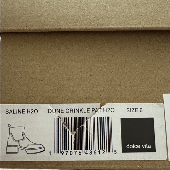 Dolce Vita Saline H2O Women's Tan Waterproof Ankle Boots - Picture 7 of 8